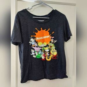 Nickelodeon Character Short Sleeve Tee Shirt. Loose Fit. Size Medium.